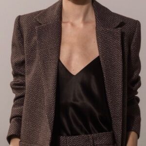 Heidi Merrick Wallace Blazer in Chocolate Wool (Brand New with tags) - Size 6